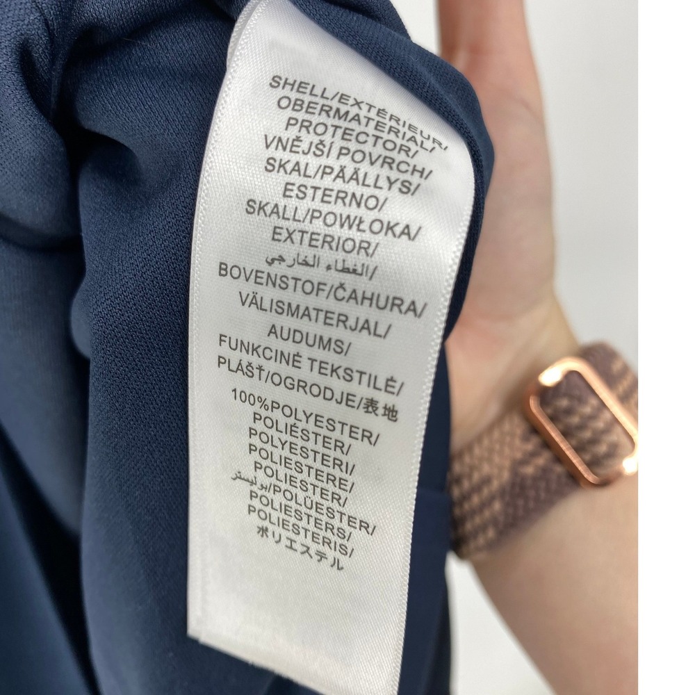 Adrianna‎ Papell One Shoulder Satin Crepe Dress Blue Size 6 - Picture 9 of 9